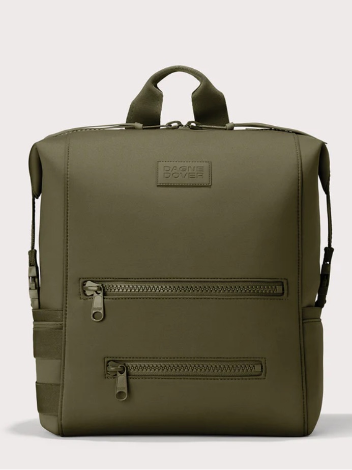 Dagne Dover Dark Moss Indi Neoprene Baby Backpack - Size Large